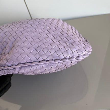 Bottega Veneta Hobo Bag Lambskin leather Lilac Purple Large 47cm