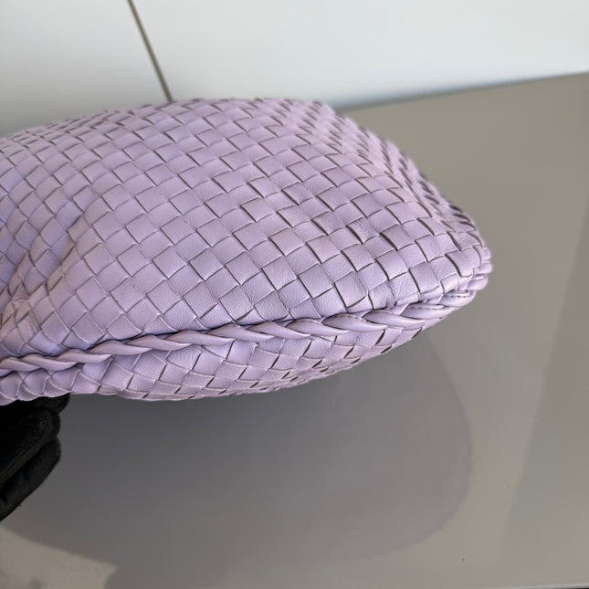 Bottega Veneta Hobo Bag Lambskin leather Lilac Purple Large 47cm