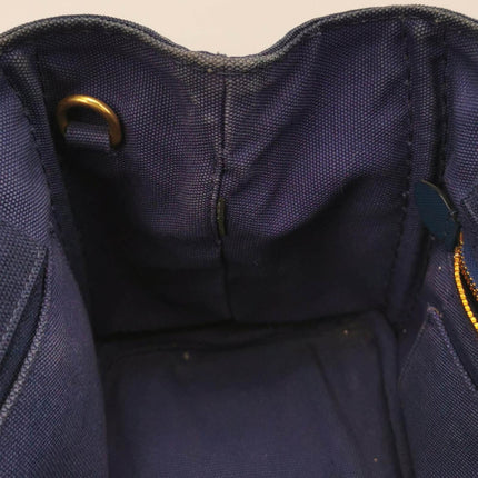 Sold Prada Canape Canvas Tote Small Navy with Strap