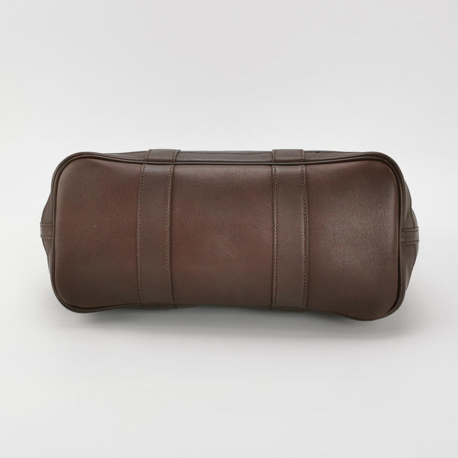 Hermes Garden Party 30 Swift Leather Chocolate Brown 47 Tote