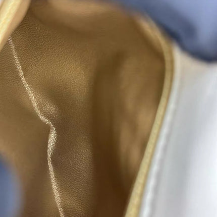 Chanel White Quilted Lambskin Double Side Pack Bags Aged Gold Hardware 2019