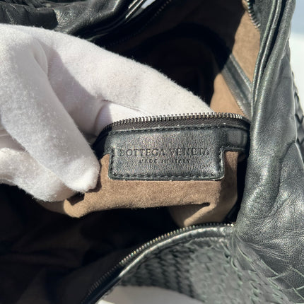 Bottega Veneta Veneta Hobo Maxi Black Leather 51cm