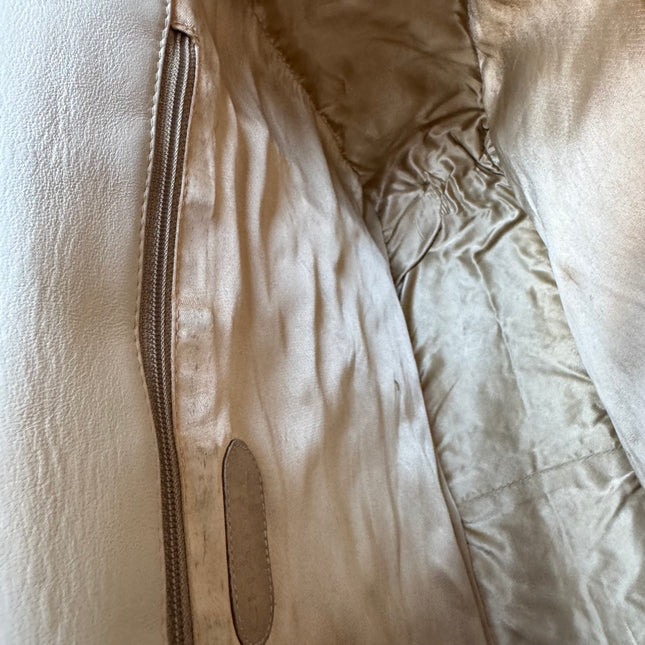 Chanel Vintage XXL Maxi Pink Striped Travel Flap Bag Canvas Gold Hardware