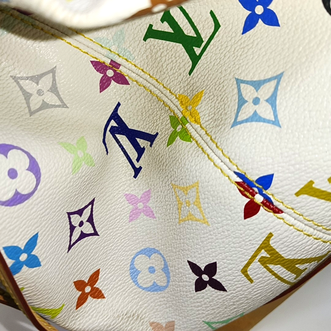 Louis Vuitton x Takashi Murakami Ursula Shoulder Bag White Multicolor