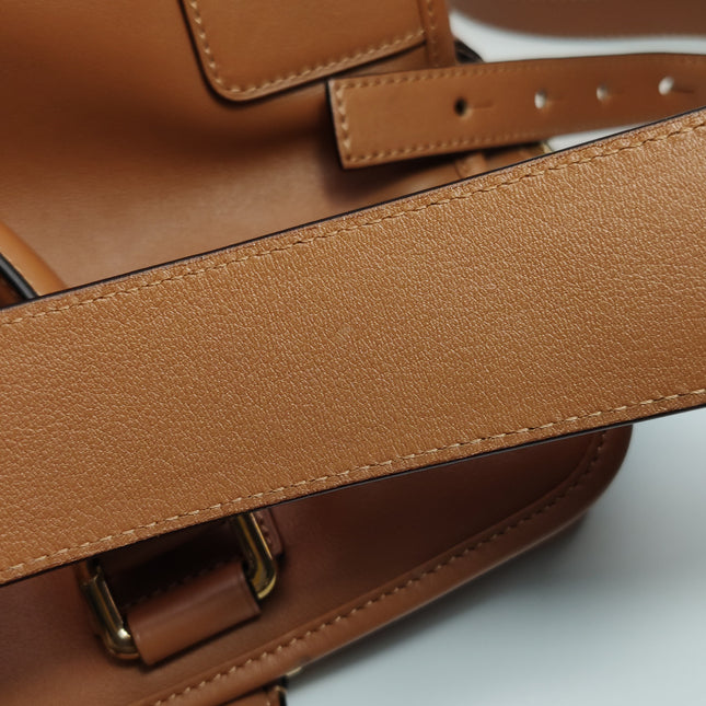 Loewe x Star Wars Amazona Medium 36 Tan Brown Stamps Leather With Strap