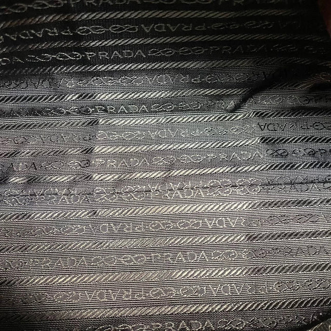 Prada Leopard Print Pony-style Calfskin Tortoise Strap Large Shoulder Bag