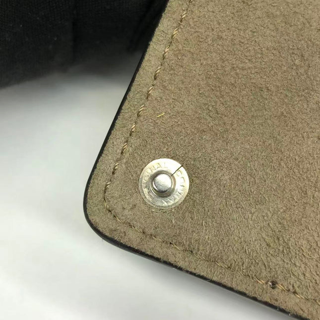 Fendi Peekaboo ISeeU Sellier Small Grey Leather with Python Skin Trimming