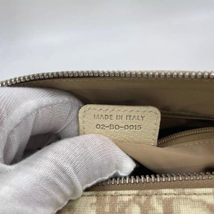 Dior Boston Bowling Bag White Oblique Monogram Canvas With Flower Embroidery