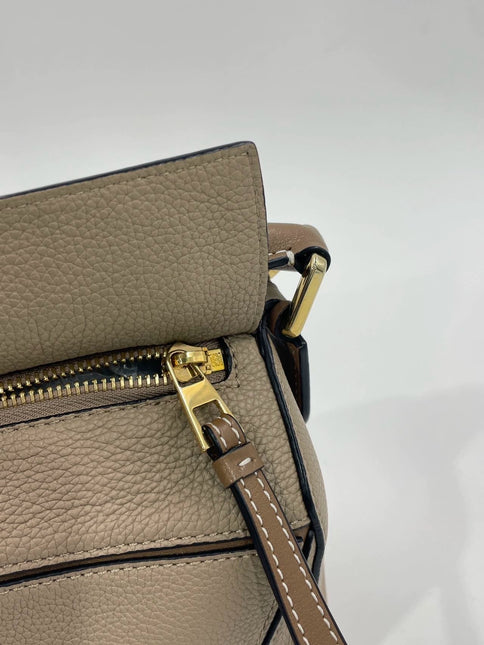Loewe Puzzle Small Dual-tone Sand Beige Crossbody Bag