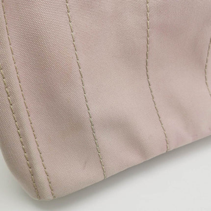 Sold Prada Canape Canvas Tote Small Pink Top Handle Bag with Strap