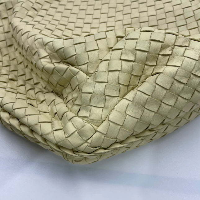 Bottega Veneta Belly Hobo Intrecciato Pale Yellow Large 50cm