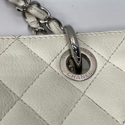 Sac cabas Chanel GST Grand Shopping en cuir caviar couleur camel, PM, 2006-2008