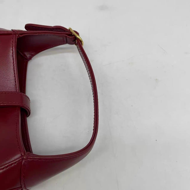 Gucci Jackie 1961 Mini Red Burgundy Leather Bag