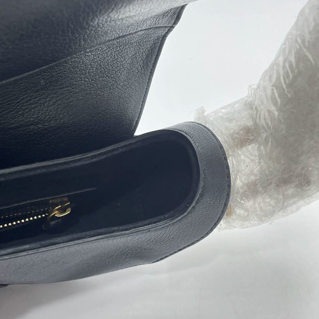 Dior Saddle 2020 Medium Goatskin Leather Bag Black