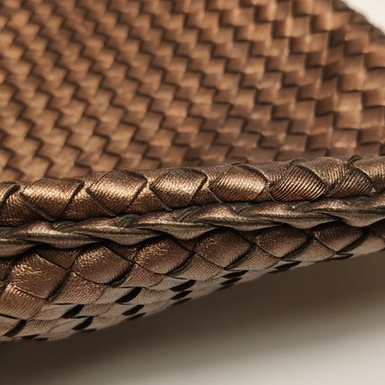 Bottega Veneta Veneta Hobo Metallic Copper Leather Large 47cm