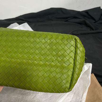 Bottega Veneta Garda Avocado Green Intrecciato Nappa Leather Large 33cm