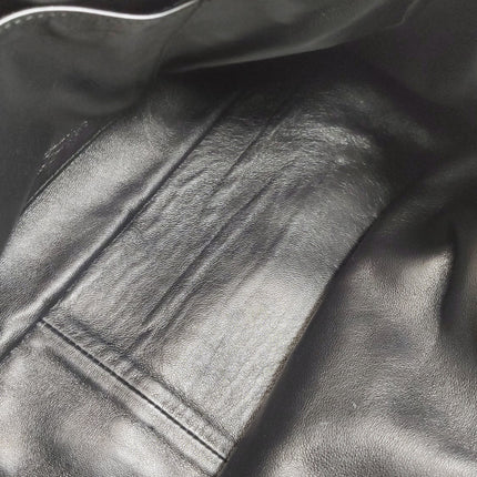 Prada Aimée Black Large Calfskin Leather Shoulder Bag