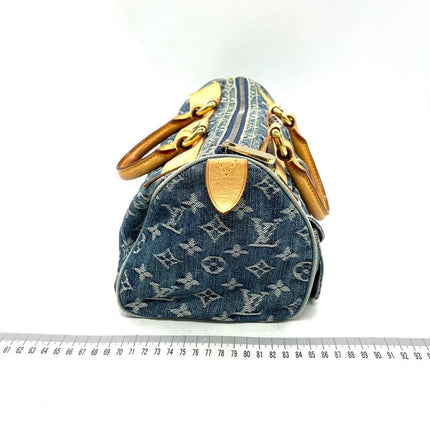 Sold LV Louis Vuitton Denim Neo Speedy Boston Bag
