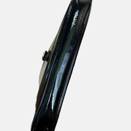 Gucci Jackie 1961 Small Black Patent Leather Shoulder Bag S24