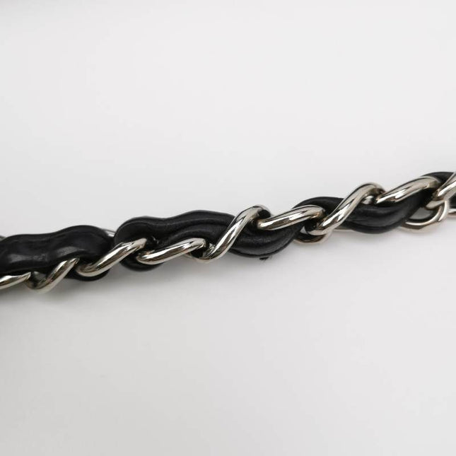 Chanel Classic Flap Maxi Black Soft Caviar Leather Silver-tone Hardware Giant CC Logo