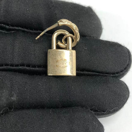 Chanel Padlock Gold-tone Earrings