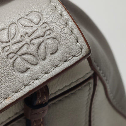 Loewe Puzzle Mini Tricolor Grey Calfskin Leather Crossbody Bag