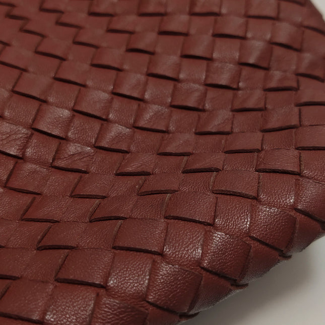 Bottega Veneta Garda Burgundy Intrecciato Nappa Leather Large 33cm