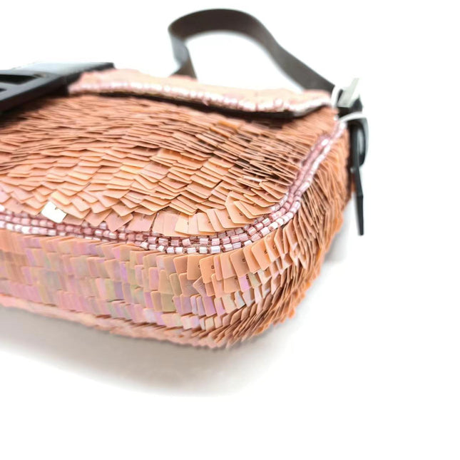 Sold Fendi Baguette Pink Sequins