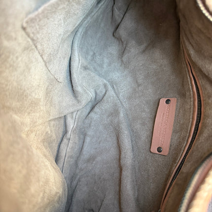 Bottega Veneta Hobo Bag Leather Beige Small 40cm Butterfly Cutout