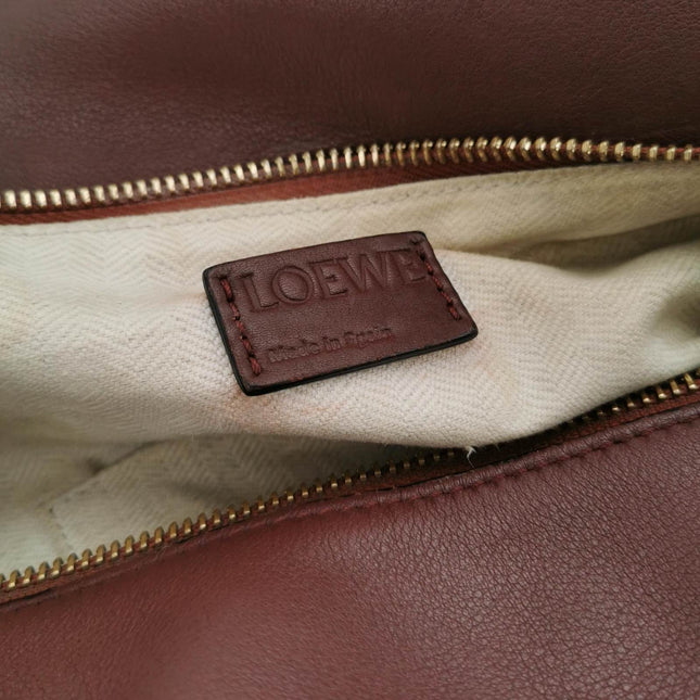 Sold Loewe Puzzle Medium Dark Brown Calfskin leather Bag