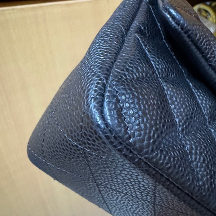 Chanel Classic Flap Mini Black Caviar Silver Hardware 2017-18