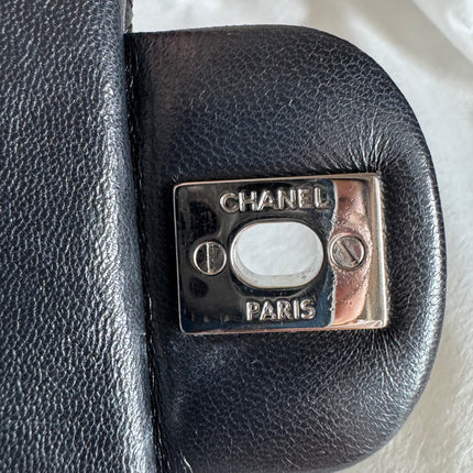 Chanel Classic Flap Mini Black Lambskin Silver Hardware