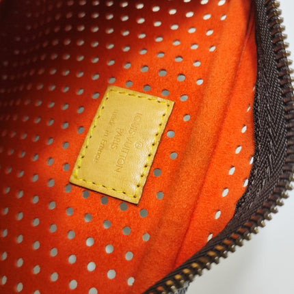 Louis Vuitton Trocadero Monogram Perforation Camera Bag Brown MM95175