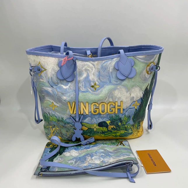 Louis Vuitton x Jeff Koons Masters Van Gogh Neverfull MM Tote Medium