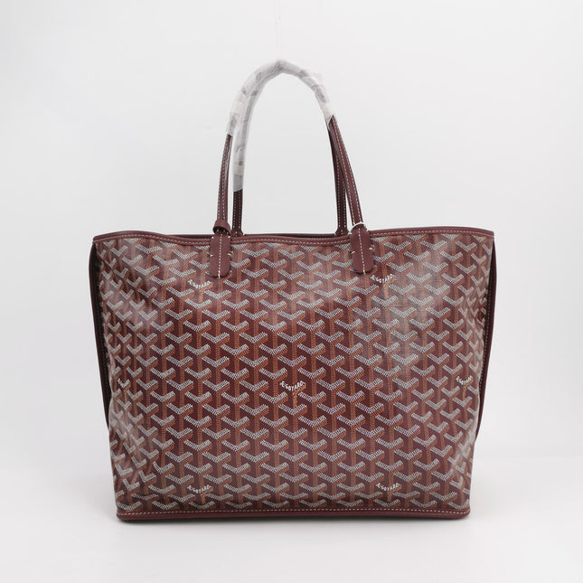 Goyard Anjou PM Medium Tote Burgundy Reversible Leather Lining