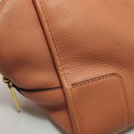 Loewe Amazona Medium 36 Light Coral Leather With Strap Goat Animal Lock