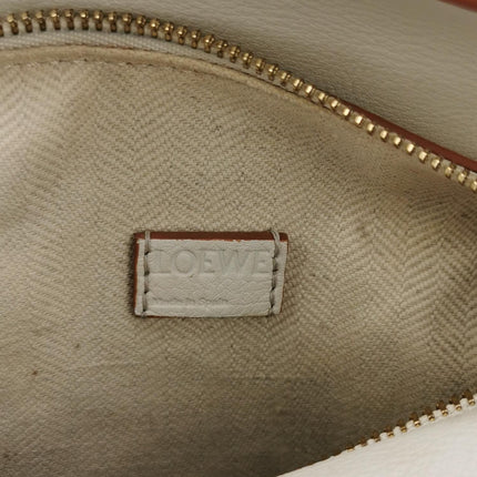 Loewe Puzzle Mini Tricolor Grey Calfskin Leather Crossbody Bag