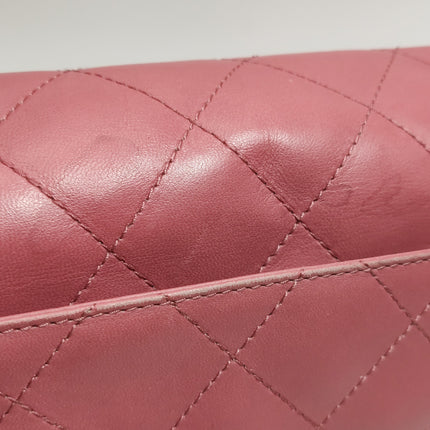 Chanel Kelly Vintage Top Handle Bag Lambskin Leather 24k Gold Hardware