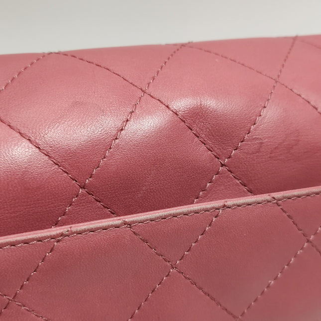 Chanel Kelly Vintage Top Handle Bag Lambskin Leather 24k Gold Hardware