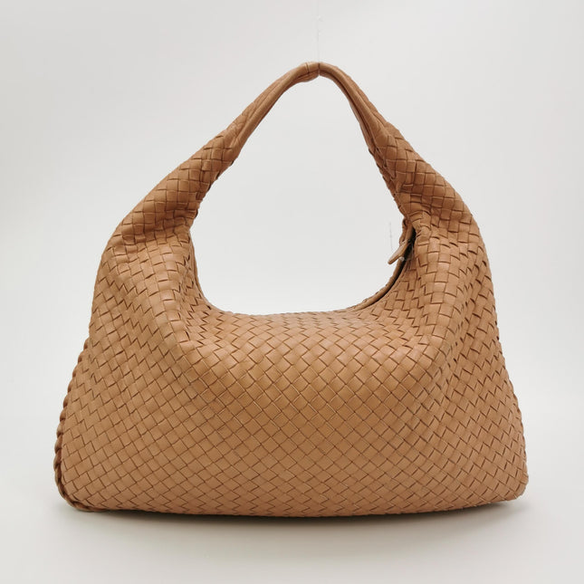 Bottega Veneta Veneta Hobo Beige Almond Brown 47cm
