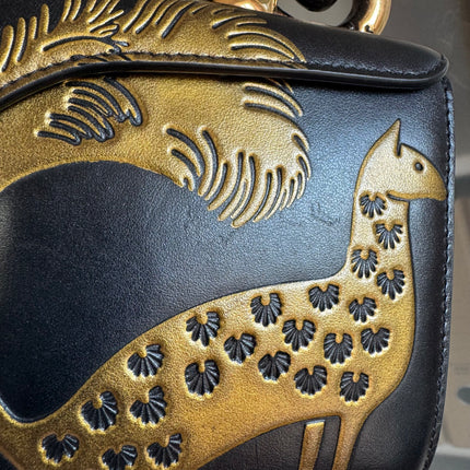 LANVIN Rateau Pencil Cat leather shoulder bag