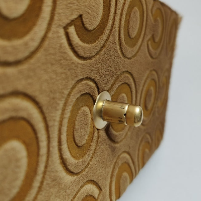 Chanel East West Rare Tan Brown Pony-hair Calfskin Leather CC Logo