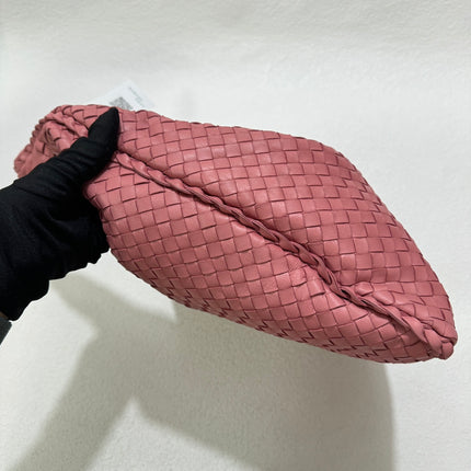 Bottega Veneta Veneta Hobo Medium Coral Intrecciato Leather Bag 47cm