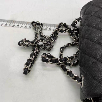 Chanel Classic Flap Mini Black Caviar Silver Hardware 2017-18
