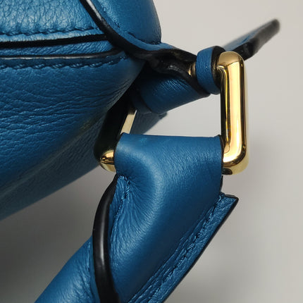 Loewe x Spirited Away Studio Ghibli Collection Puzzle Small Blue Crossbody Bag