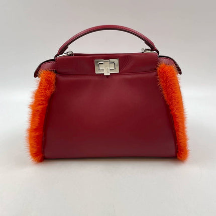 Sold Fendi Peekaboo Red Leather