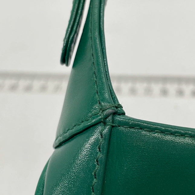 Sold Gucci Jackie 1961 Mini Handbag in Green Leather with Adjustable Strap