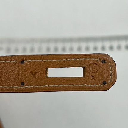 Hermes Kelly 28 Sellier Brown Gold Epsom Leather Gold Hardware 1985