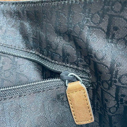 Dior Vintage Gaucho Large Brown Suede Leather Crossbody Bag