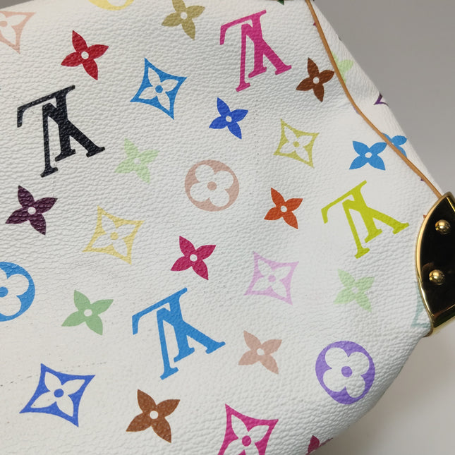 Louis Vuitton x Takashi Murakami Speedy 30 Lock White Multicolor